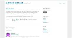 Desktop Screenshot of mysticmoment.com